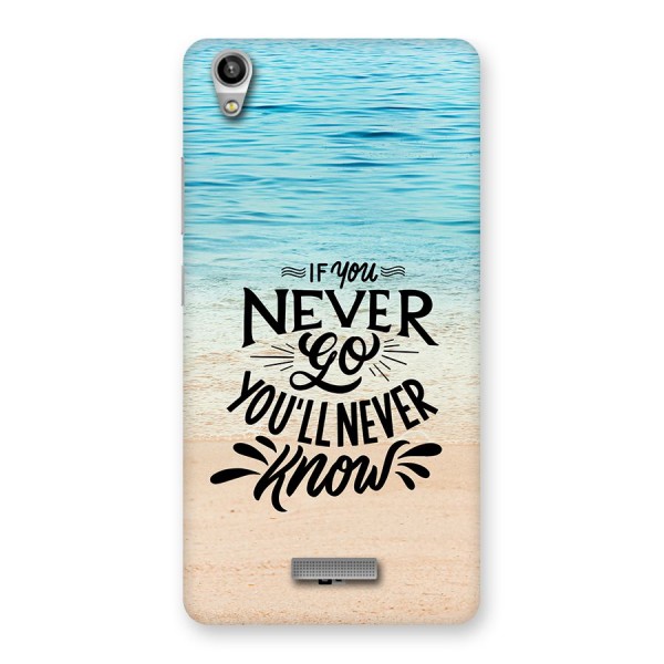 Will Never Know Back Case for Lava Pixel V1