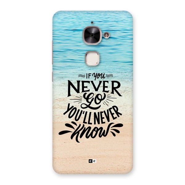 Will Never Know Back Case for Le 2
