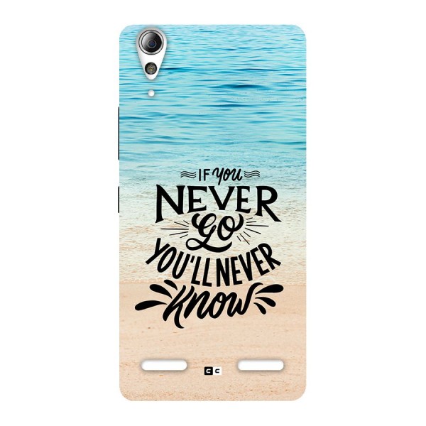 Will Never Know Back Case for Lenovo A6000