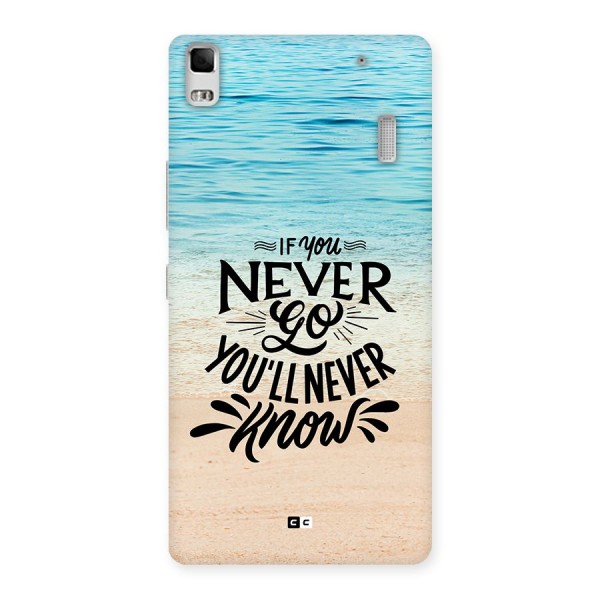 Will Never Know Back Case for Lenovo K3 Note