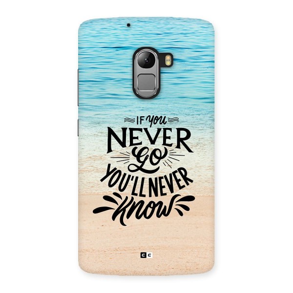 Will Never Know Back Case for Lenovo K4 Note
