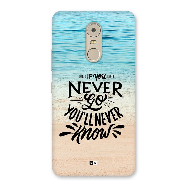 Will Never Know Back Case for Lenovo K6 Note