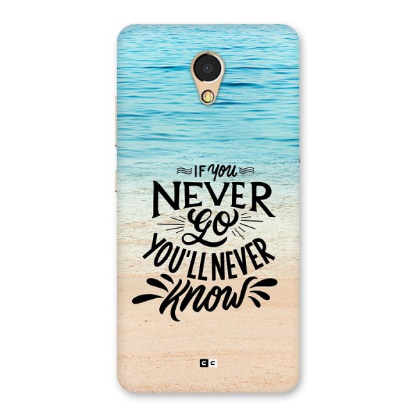 Will Never Know Back Case for Lenovo P2