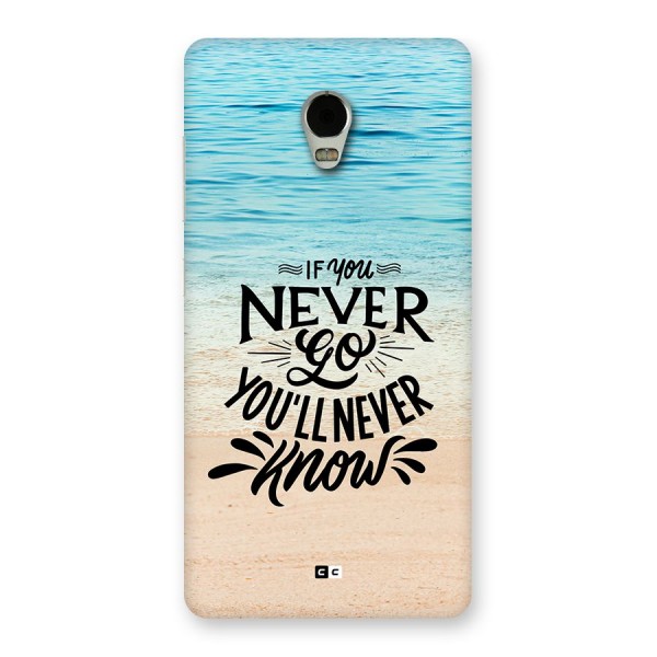 Will Never Know Back Case for Lenovo Vibe P1