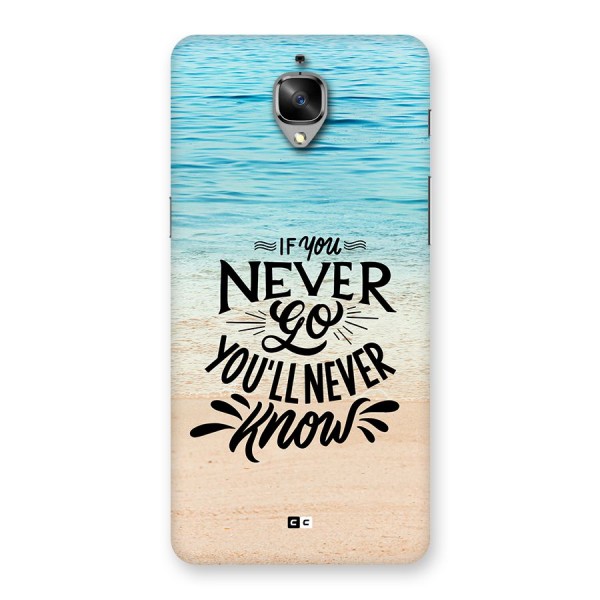 Will Never Know Back Case for OnePlus 3T