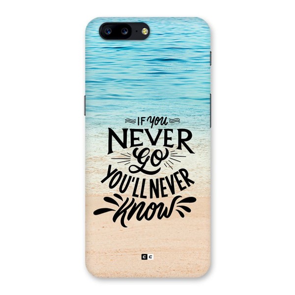 Will Never Know Back Case for OnePlus 5
