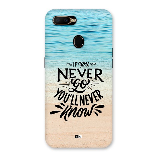 Will Never Know Back Case for Oppo A5s