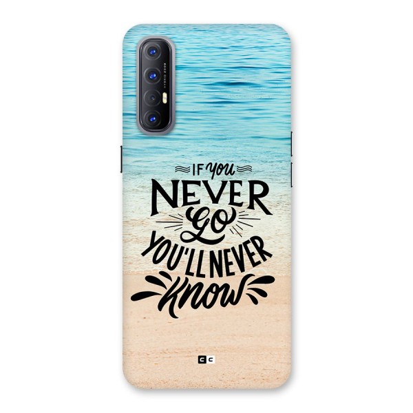 Will Never Know Back Case for Oppo Reno3 Pro