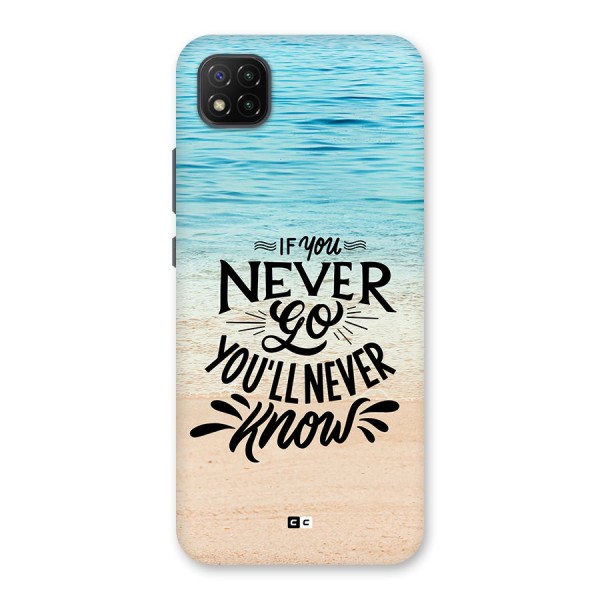 Will Never Know Back Case for Poco C3