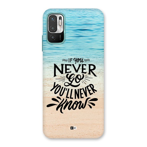 Will Never Know Back Case for Redmi Note 10T 5G