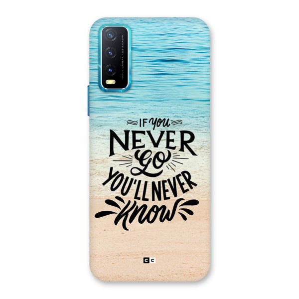 Will Never Know Back Case for Vivo Y12s
