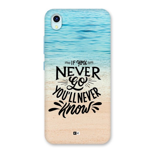 Will Never Know Back Case for Vivo Y1s