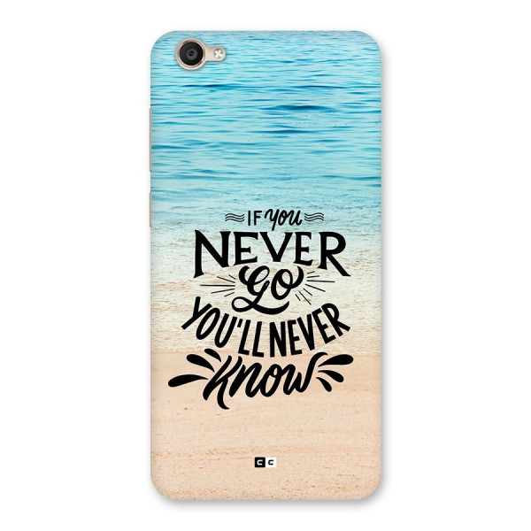 Will Never Know Back Case for Vivo Y55