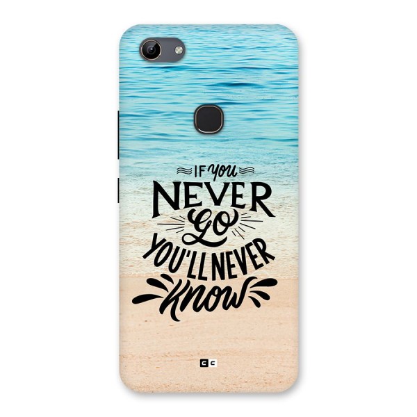 Will Never Know Back Case for Vivo Y81