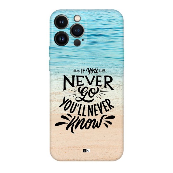 Will Never Know Back Case for iPhone 13 Pro Max