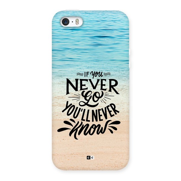 Will Never Know Back Case for iPhone SE 2016