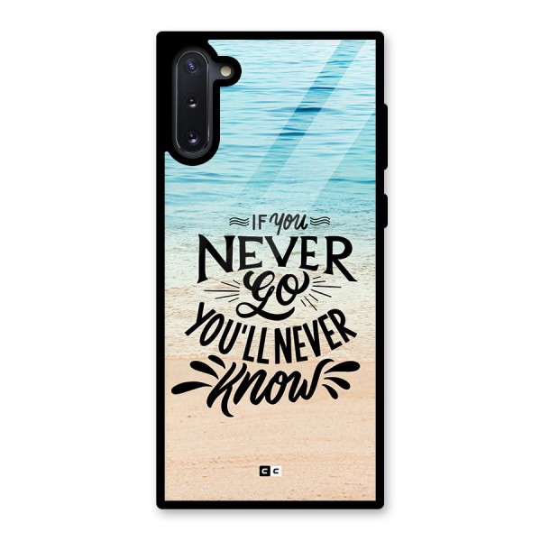 Will Never Know Glass Back Case for Galaxy Note 10