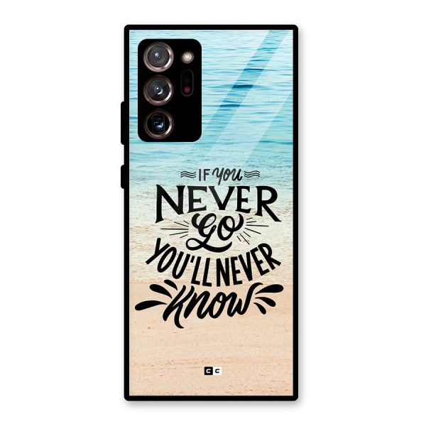 Will Never Know Glass Back Case for Galaxy Note 20 Ultra