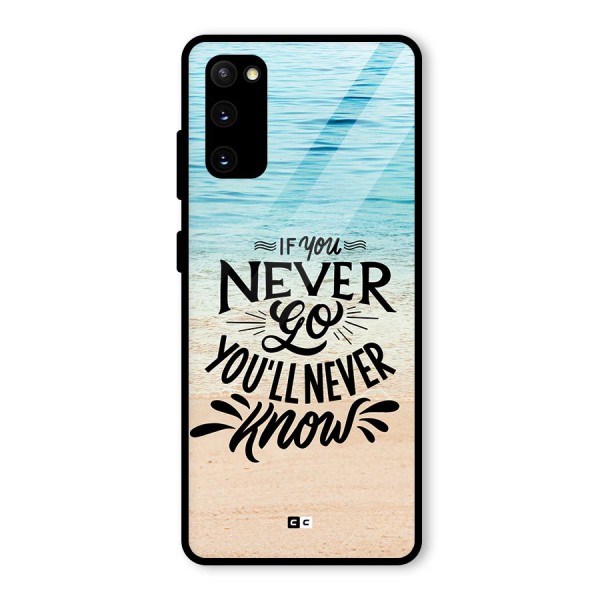 Will Never Know Glass Back Case for Galaxy S20 FE 5G