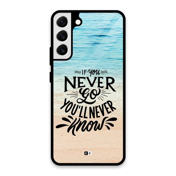 Will Never Know Glass Back Case for Galaxy S22 Plus 5G