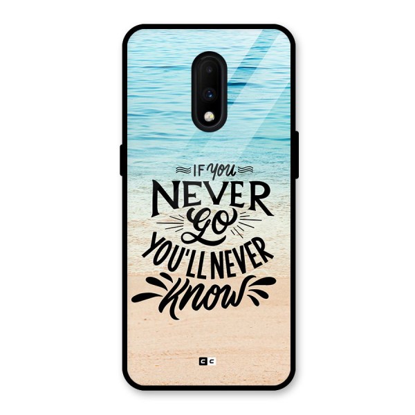 Will Never Know Glass Back Case for OnePlus 7