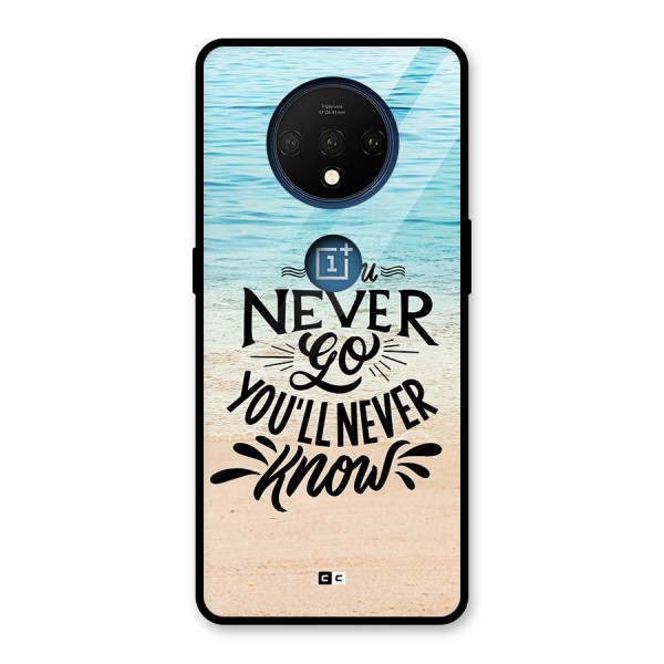 Will Never Know Glass Back Case for OnePlus 7T