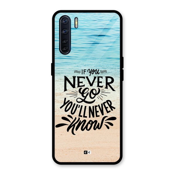 Will Never Know Glass Back Case for Oppo F15