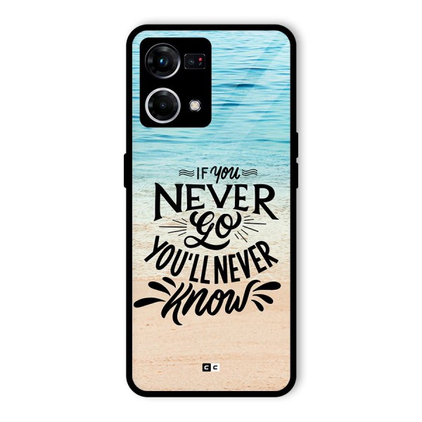 Will Never Know Glass Back Case for Oppo F21s Pro 4G
