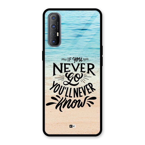 Will Never Know Glass Back Case for Oppo Reno3 Pro