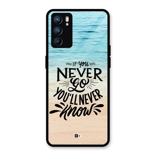 Will Never Know Glass Back Case for Oppo Reno6 5G