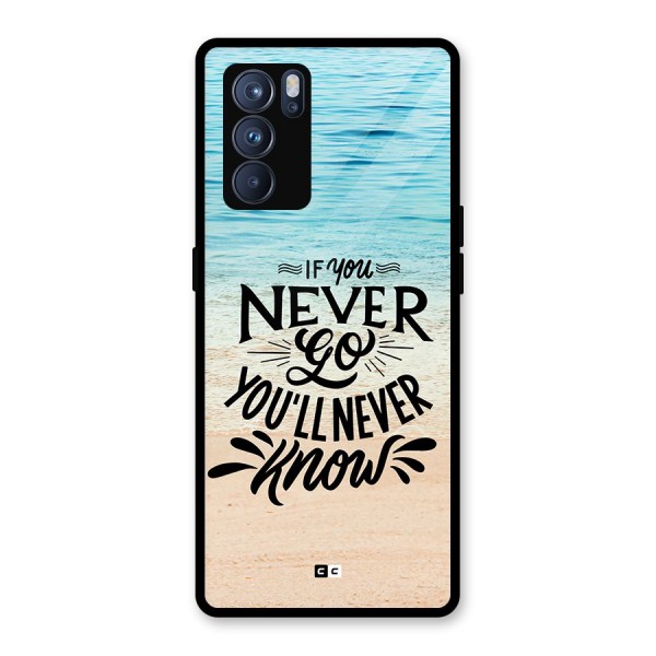 Will Never Know Glass Back Case for Oppo Reno6 Pro 5G