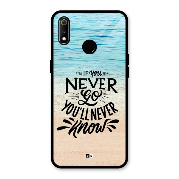 Will Never Know Glass Back Case for Realme 3