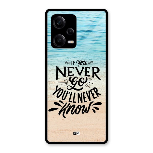 Will Never Know Glass Back Case for Redmi Note 12 Pro