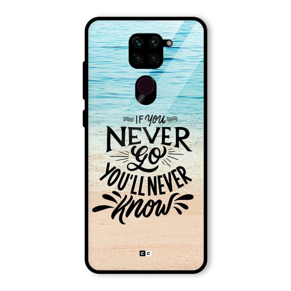 Will Never Know Glass Back Case for Redmi Note 9
