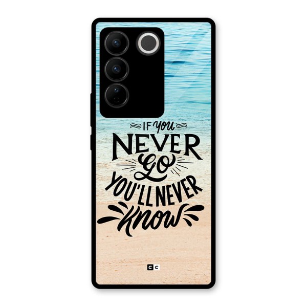 Will Never Know Glass Back Case for Vivo V27