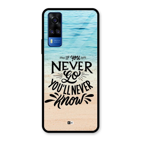 Will Never Know Glass Back Case for Vivo Y51
