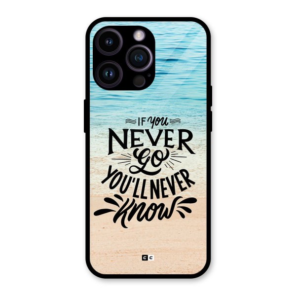 Will Never Know Glass Back Case for iPhone 14 Pro Max