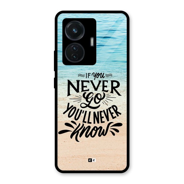 Will Never Know Glass Back Case for iQOO Z6 44W