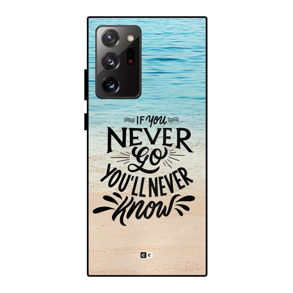 Will Never Know Metal Back Case for Galaxy Note 20 Ultra