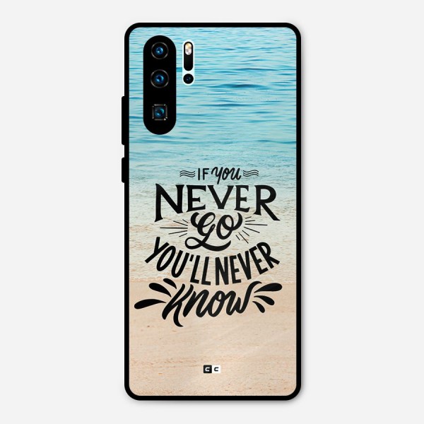 Will Never Know Metal Back Case for Huawei P30 Pro