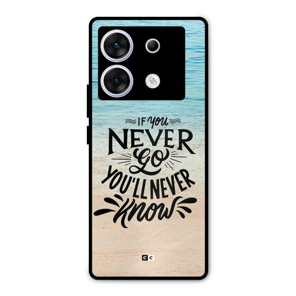 Will Never Know Metal Back Case for Infinix Zero 30 5G