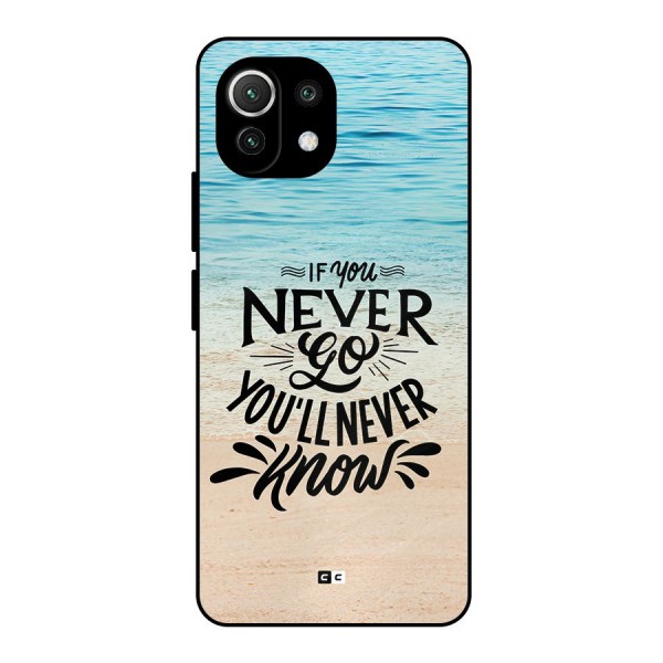 Will Never Know Metal Back Case for Mi 11 Lite