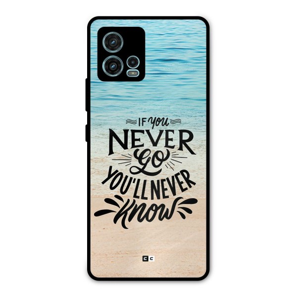 Will Never Know Metal Back Case for Moto G72