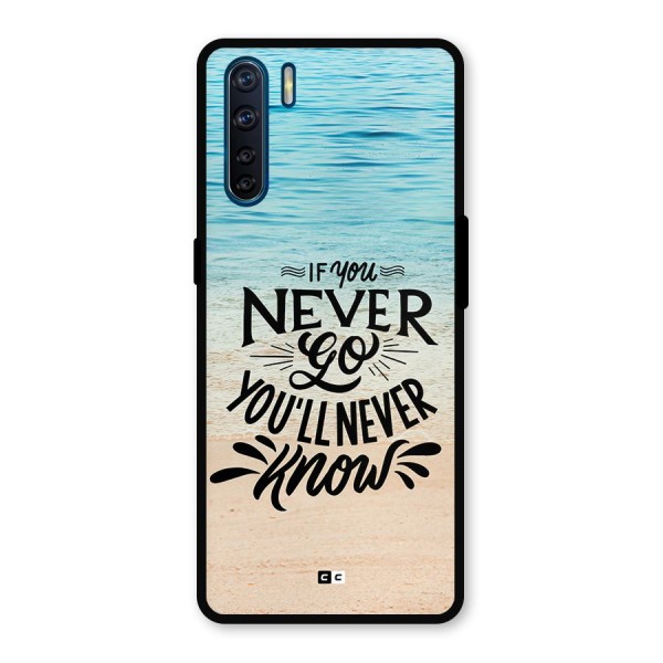 Will Never Know Metal Back Case for Oppo F15