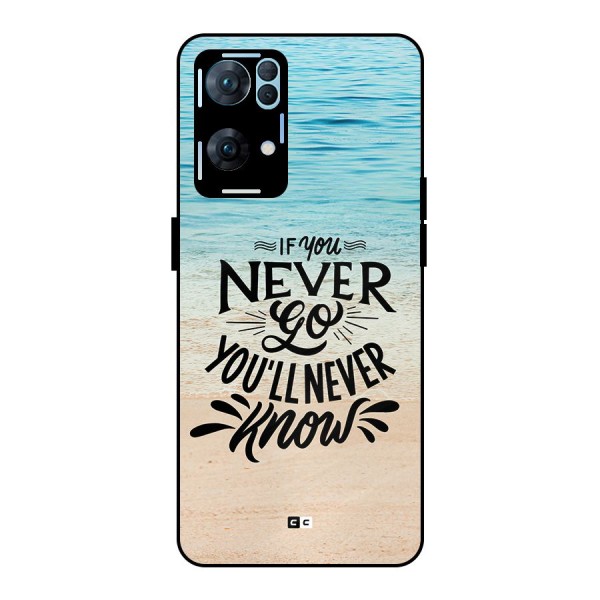 Will Never Know Metal Back Case for Oppo Reno7 Pro 5G