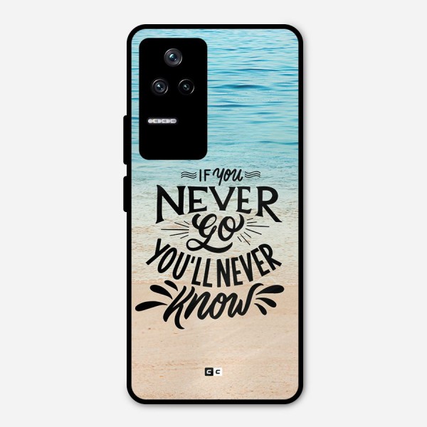 Will Never Know Metal Back Case for Poco F4 5G