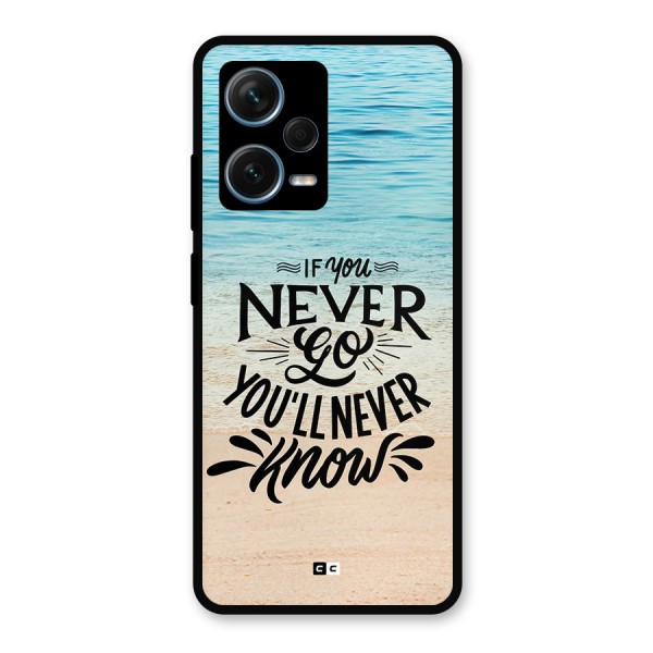 Will Never Know Metal Back Case for Redmi Note 12 Pro Plus 5G