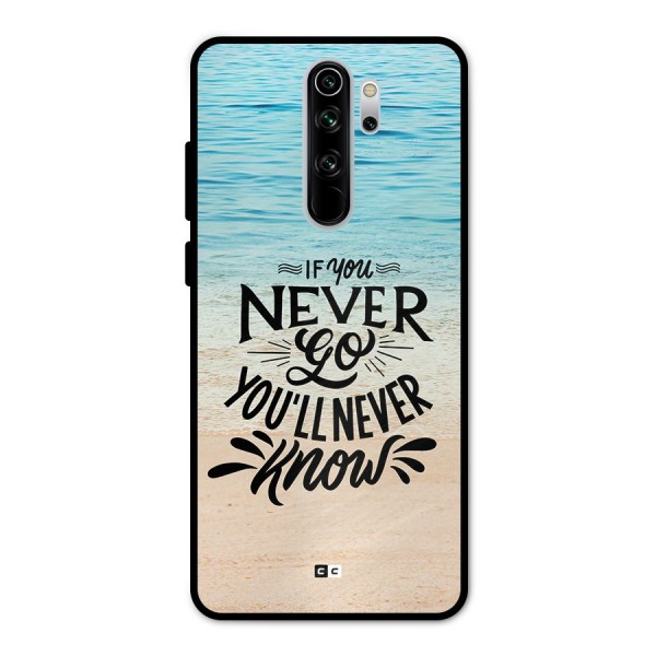 Will Never Know Metal Back Case for Redmi Note 8 Pro