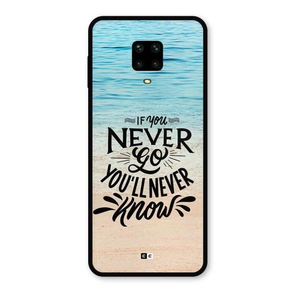 Will Never Know Metal Back Case for Redmi Note 9 Pro Max