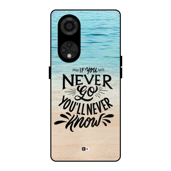 Will Never Know Metal Back Case for Reno8 T 5G